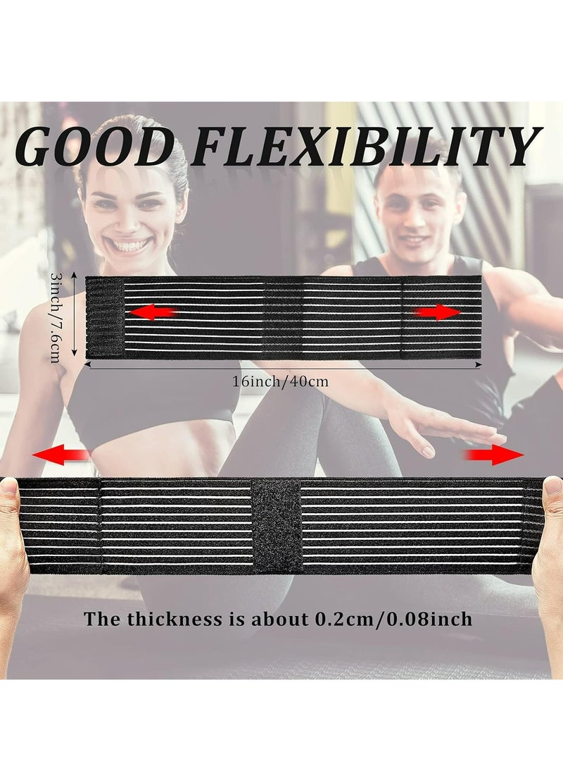 Generic 2 Pieces Carpal Tunnel Wrist Brace, Wrist Compression Strap, Hand Brace Wraps for Adult Working Out, Adjustable Wrist Strap, Breathable Wristband for Weightlifting, Tennis, and Fitness, Black - Image 3