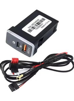 ماركة غير محددة محول شحن سريع USB مع Type-C وType-A PD QC3.0 لسيارة Toyota FJ Cruiser 2008-2024  - Image 3