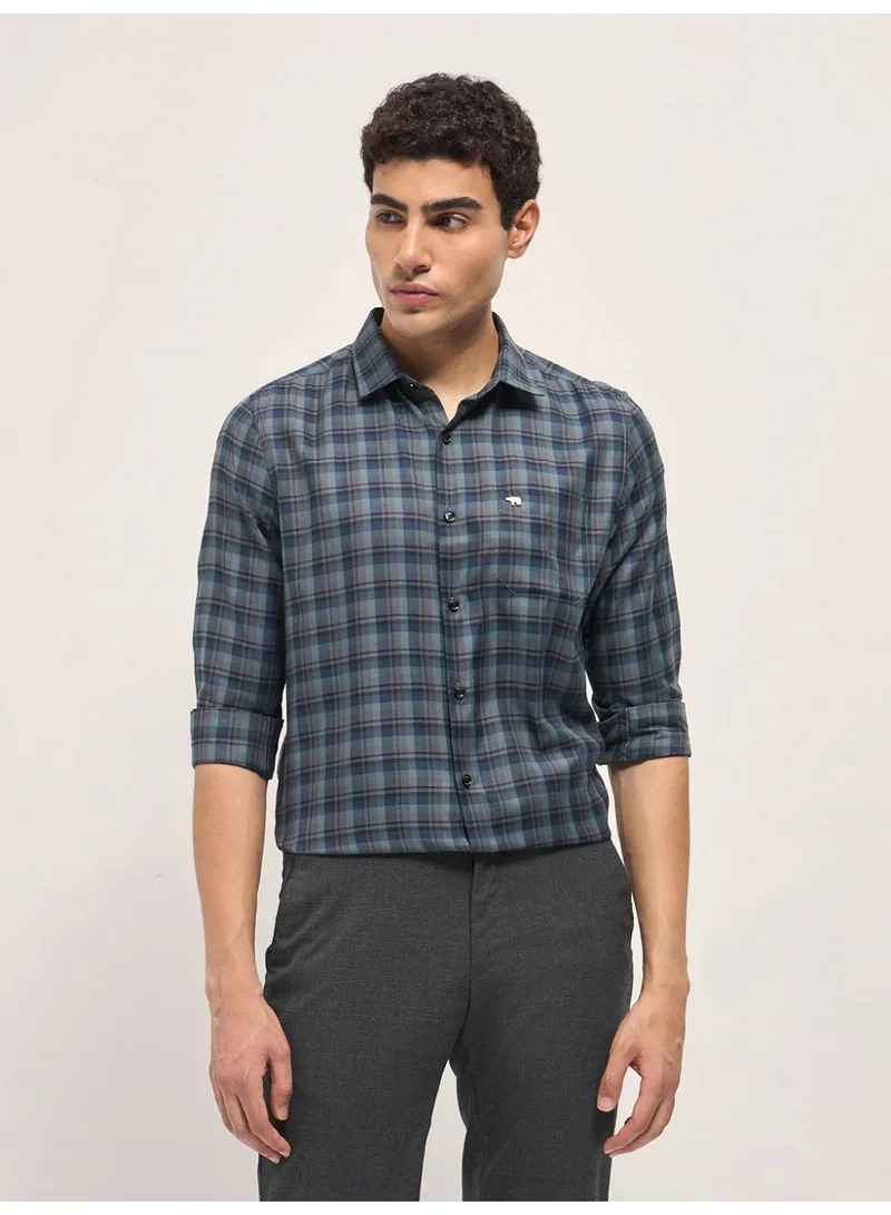 THE BEAR HOUSE Men’s Long Sleeve Shirt – Classic, Comfortable and Stylish Essential for Work, Travel or Casual Outings