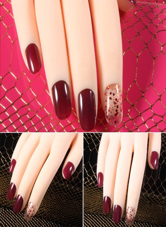 Reliefto 2Pcs Practice Hand Fingers for Acrylic Nails, Art Display,Nail Hand,Fake Hand for Nails Practice, Flexible Bendable Manicure Hand Art Training Tools - Image 4