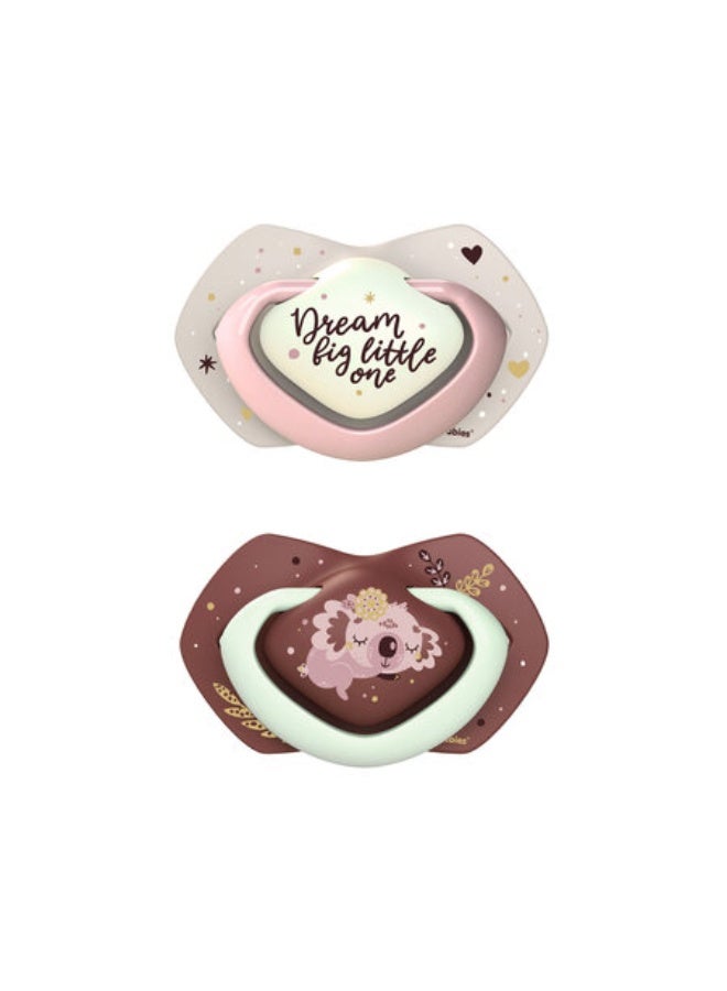 Canpol babies Silicone Soother Light touch 6-18m Symmetrical Glowing in the Dark SLEEPY KOALA 2 pcs - Image 4