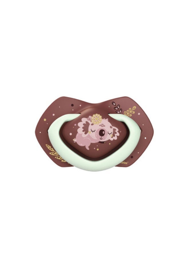 Canpol babies Silicone Soother Light touch 6-18m Symmetrical Glowing in the Dark SLEEPY KOALA 2 pcs - Image 2