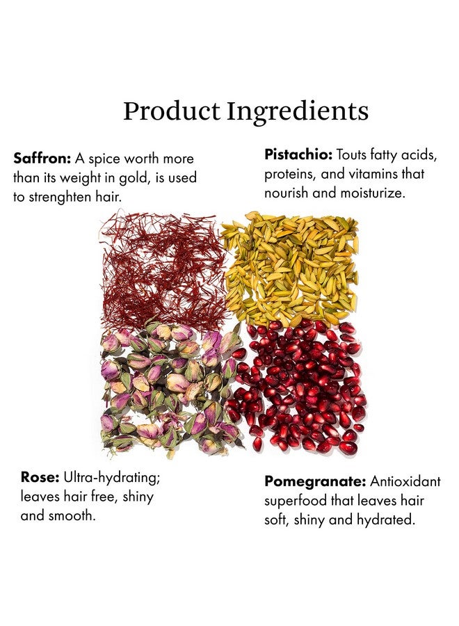 Joon Saffron Rose Shampoo + Pomegranate & Pistachio Oil 10 Fl. Oz. - Image 4