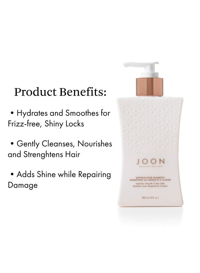 Joon Saffron Rose Shampoo + Pomegranate & Pistachio Oil 10 Fl. Oz. - Image 3