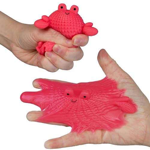 The Orb Factory ORB Tabalicious Plushies TABA Squishy Crab Plushy Toy Crochet Style TABA Animal Plushies Soft Sticky TabaLicious Squishies Fun Stress Relief Kawaii Sensory and Fidget Toys Kids and Adults - Image 5