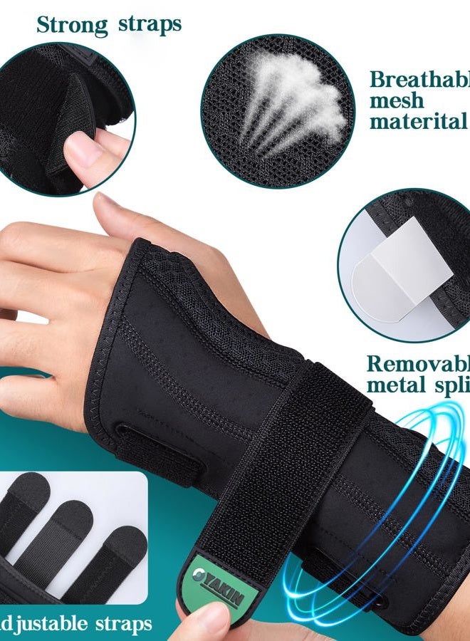 Oyakin Wrist Brace for Carpal Tunnel Night Support, Adjustable Wrist Splint for Tendonitis, Arthritis, Sprains, Wrist Pain Relief, Comfortable Hand Brace for Men and Women Right Left Hand - Image 5