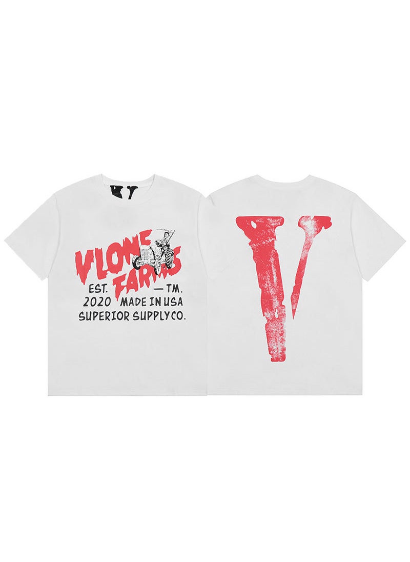 Generic - VLONE FOG Reflective Mosaic Tee Unisex 6230 White - Image 1