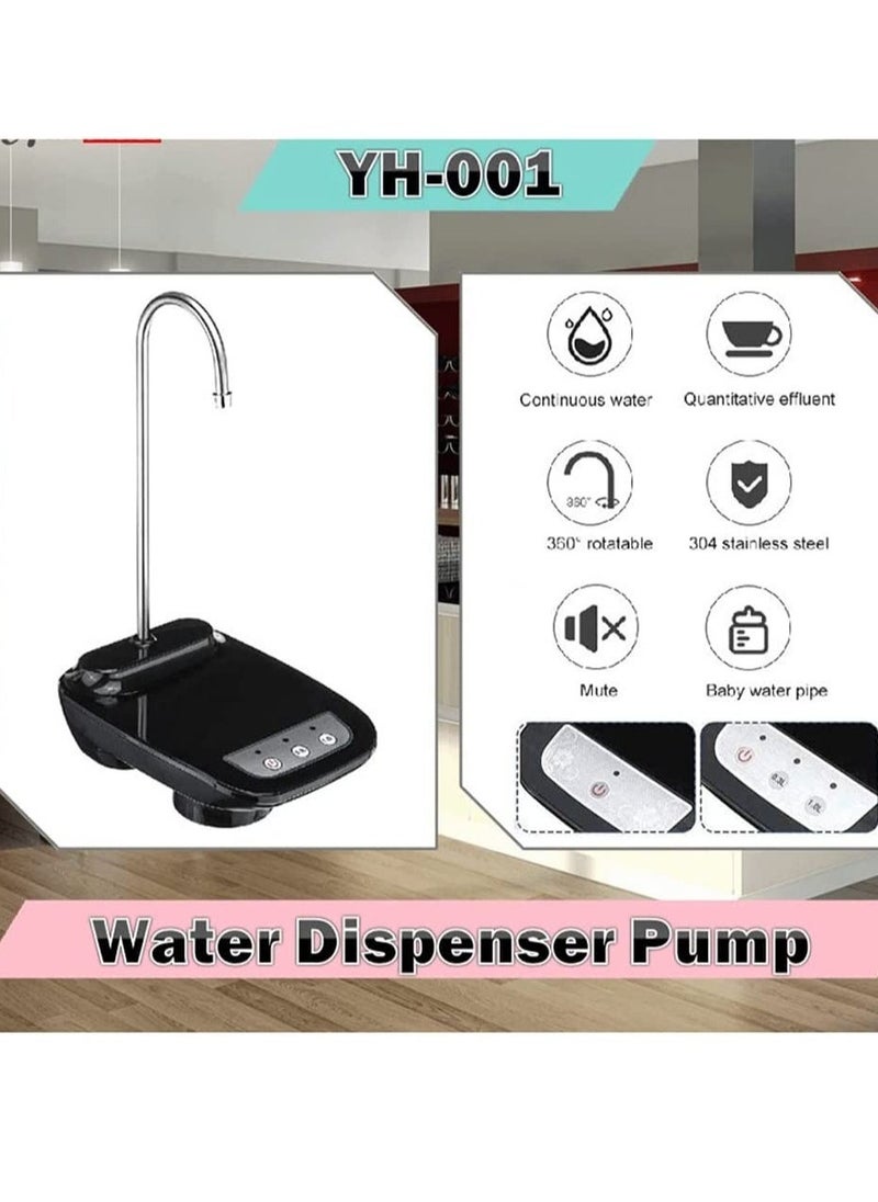 ELTRAZONE YH-001 Cordless Portable Rechargeable Wireless Auto Electric Gallon Bottled Drinking Water Pump Dispenser Switch - Image 4
