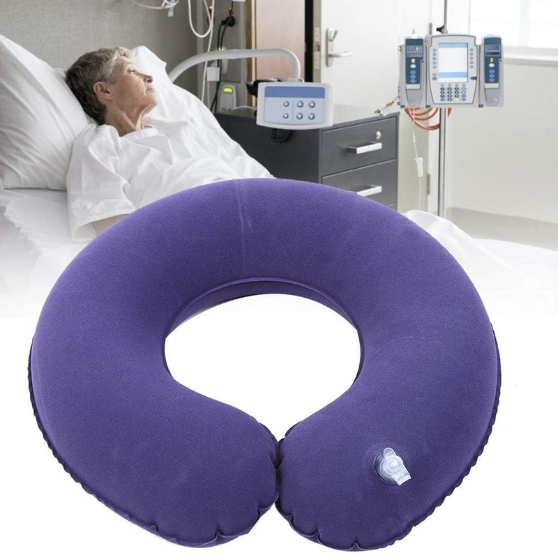 comfrt Elderly Anti Bedsore Cushion, Quality PVC Anti-Bedsore Wheelchair Bedridden Older Inflatable Seat Cushion Pad Mat Foldable Cushion for Seniors (R350) - Image 1