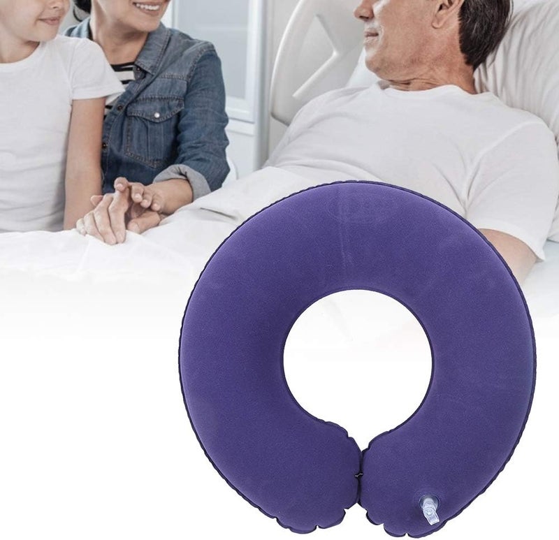 comfrt Elderly Anti Bedsore Cushion, Quality PVC Anti-Bedsore Wheelchair Bedridden Older Inflatable Seat Cushion Pad Mat Foldable Cushion for Seniors (R350) - Image 2