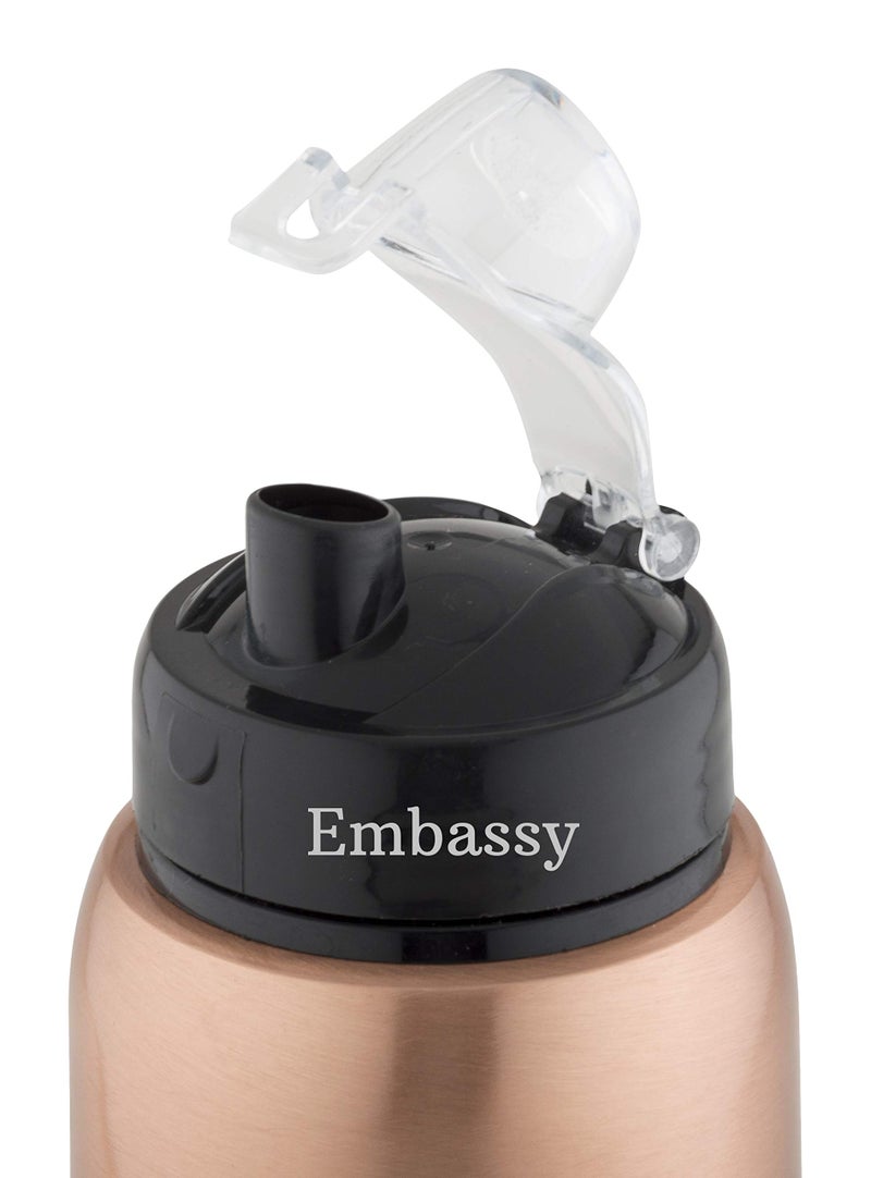 Embassy Premium Copper Water Bottle, Sipper, 600 ml, Pack of 1 - Leak-Proof, Jointless and Pure Copper - Image 3