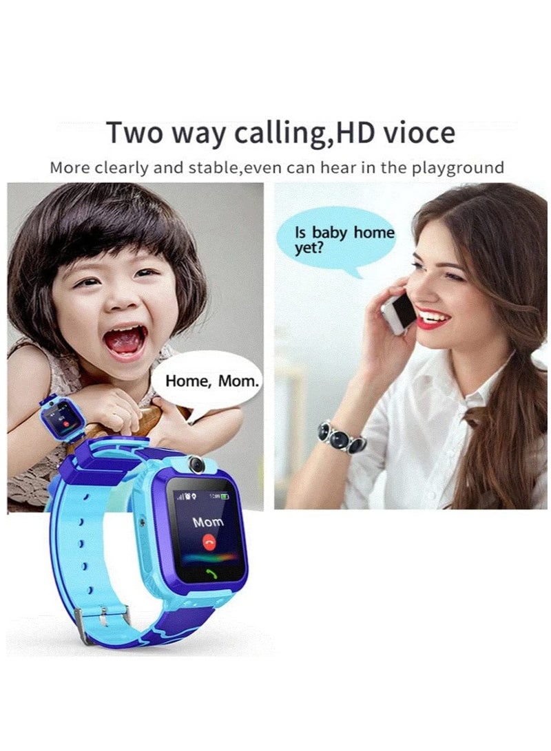 Q012 Smart Watch official - Q12 Smart Watch Kid Smartwatches Baby Watch with 1.44 Inches Waterproof Voice Chat Finder tracker and Anti Lost Monitor (Pink) - Image 3