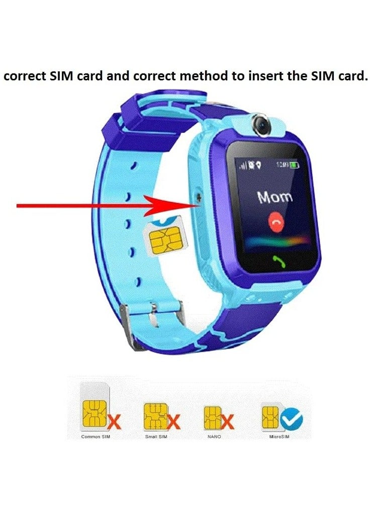 Q012 Smart Watch official - Q12 Smart Watch Kid Smartwatches Baby Watch with 1.44 Inches Waterproof Voice Chat Finder tracker and Anti Lost Monitor (Pink) - Image 1