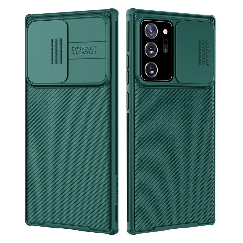 Nillkin Galaxy Note 20 Ultra Case  Upgrate CamShield Case with Slide Camera Cover Slim Protective Case for Samsung Galaxy Note 20 Ultra 69 inch 2020 Midnight Green