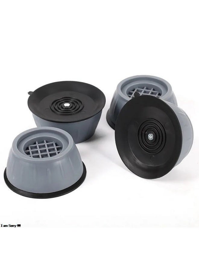 جرين تايجر مجموعة من 4 وسادات مضادة للاهتزاز لغسالة الملابس - أقدام مانعة للانزلاق تقلل الضوضاء لدعم الغسالة والمجفف - Image 1