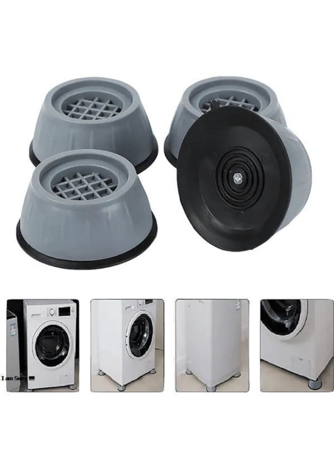 جرين تايجر مجموعة من 4 وسادات مضادة للاهتزاز لغسالة الملابس - أقدام مانعة للانزلاق تقلل الضوضاء لدعم الغسالة والمجفف - Image 2