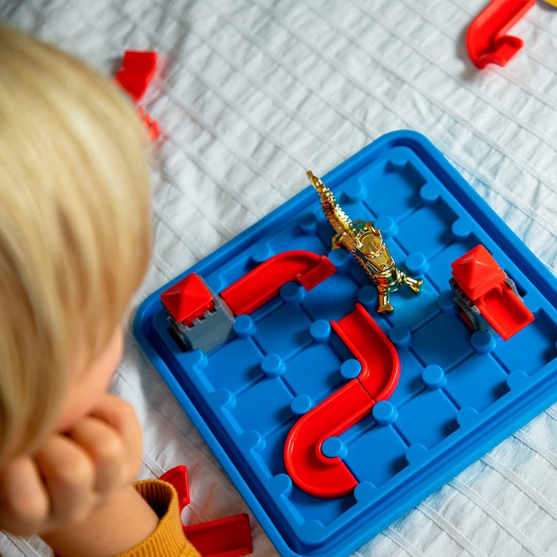 SmartGames Temple Connection â€“ 3D Path-Building Logic Puzzle Game with 80 Challenges for Ages 7+ - Image 2