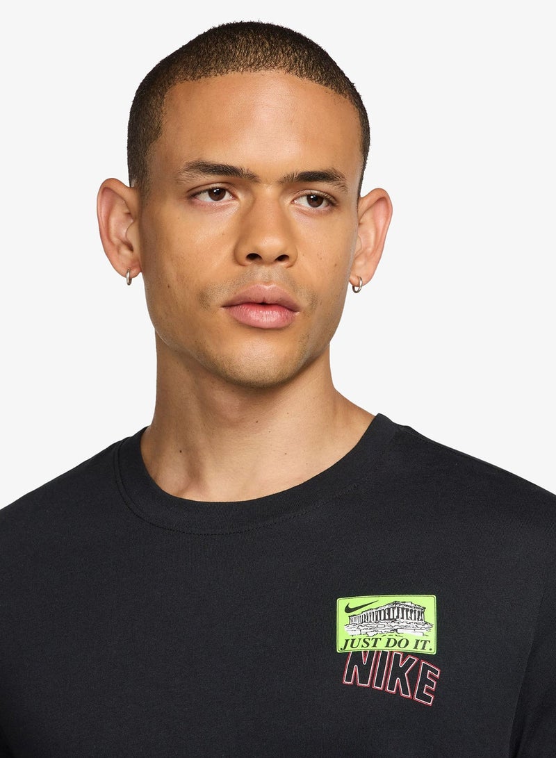 Nike Standard Fit Training Stickers T-Shirt - Image 3