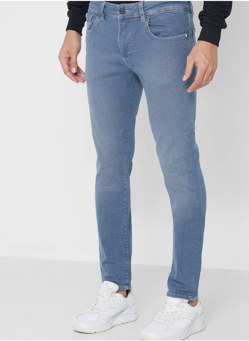 Selected Homme Slim Fit Jeans Blue  - Image 1
