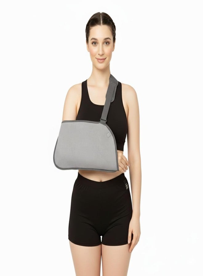 Dr Helix Arm Pouch Sling for Shoulder & Arm Support - Adjustable Moderate Support Sling for Fracture Recovery |Lightweight Shoulder Immobilizer for Men & Women - Image 4