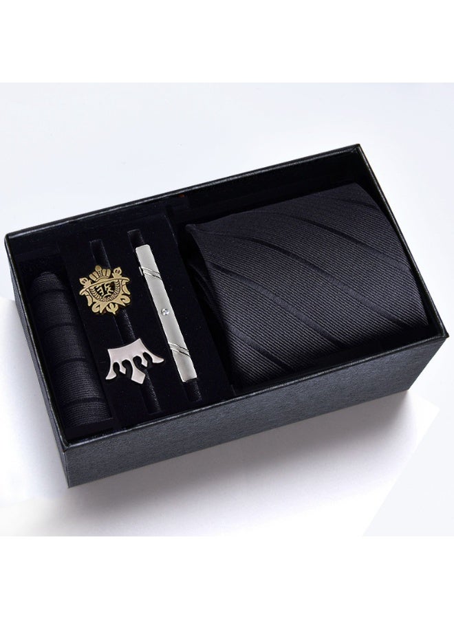 Shougu Men's Business Dress 8cm Tie Gift Box 