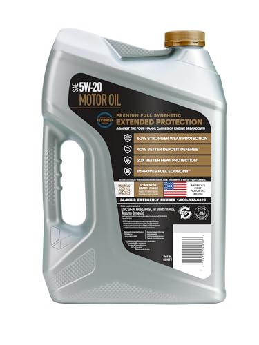Valvoline Extended Protection Full Synthetic Motor Oil SAE 5W20 5 QT - Image 4