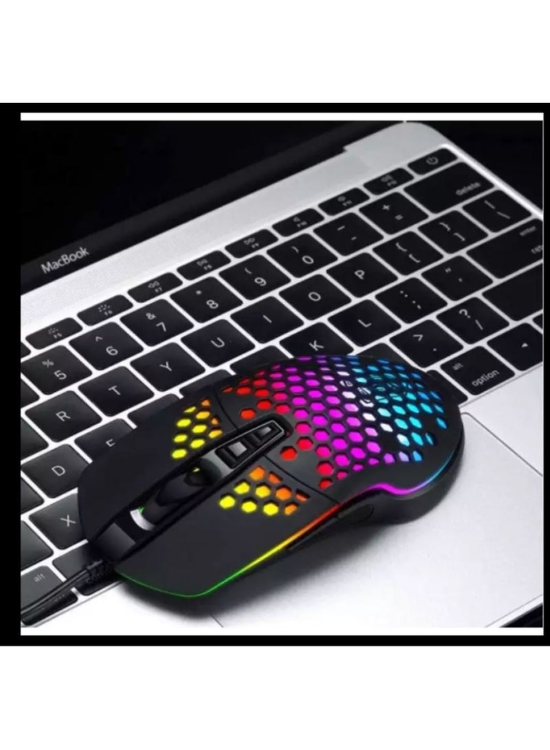 Computer Gaming Mouse With Led Light And Side Button Model Andowl Q-M1  - Image 5