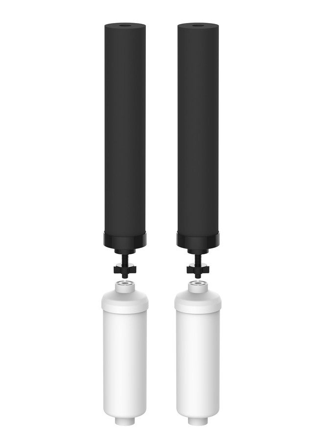 Waterdrop NSF/ANSI 42&372 Standard Gravity Water Filter, Replacement for Berkey® BB9-2® Black Filters & PF-2® Fluoride Filters, Berkey® Gravity Water Filter System and Waterdrop King Tank Series - Image 1