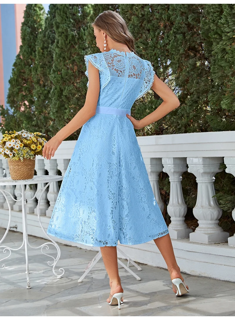 SIMPLEE Women's Summer Elegant DressLight & Comfortable Lightweight Cotton Blend Perfect for Outings