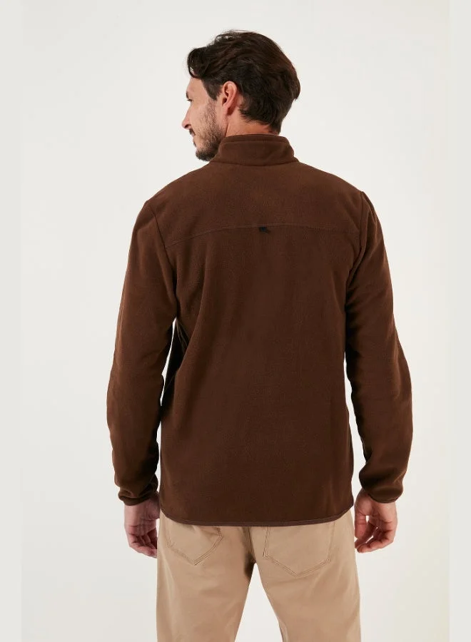 Buratti  Buratti Slim Fit Anti-Pilling Non-Pilling Bato Collar Winter Raised Polar Fleece Men's POLAR 5906001 for Men | Best Price UAE