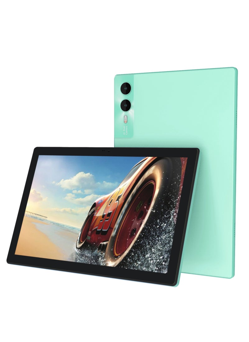 HEATZ 10.1 Inch 5G Premium Tablet H10 Green 8GB RAM 512GB ROM With Wireless Keyboard and Mouse  - Image 1
