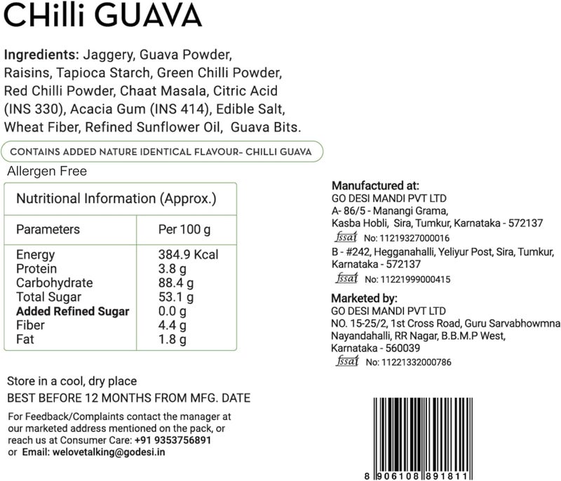 GO DESi POPz Chilli Guava Lollipops with Real Guava Bits - 40 Pieces, 440g - Image 2