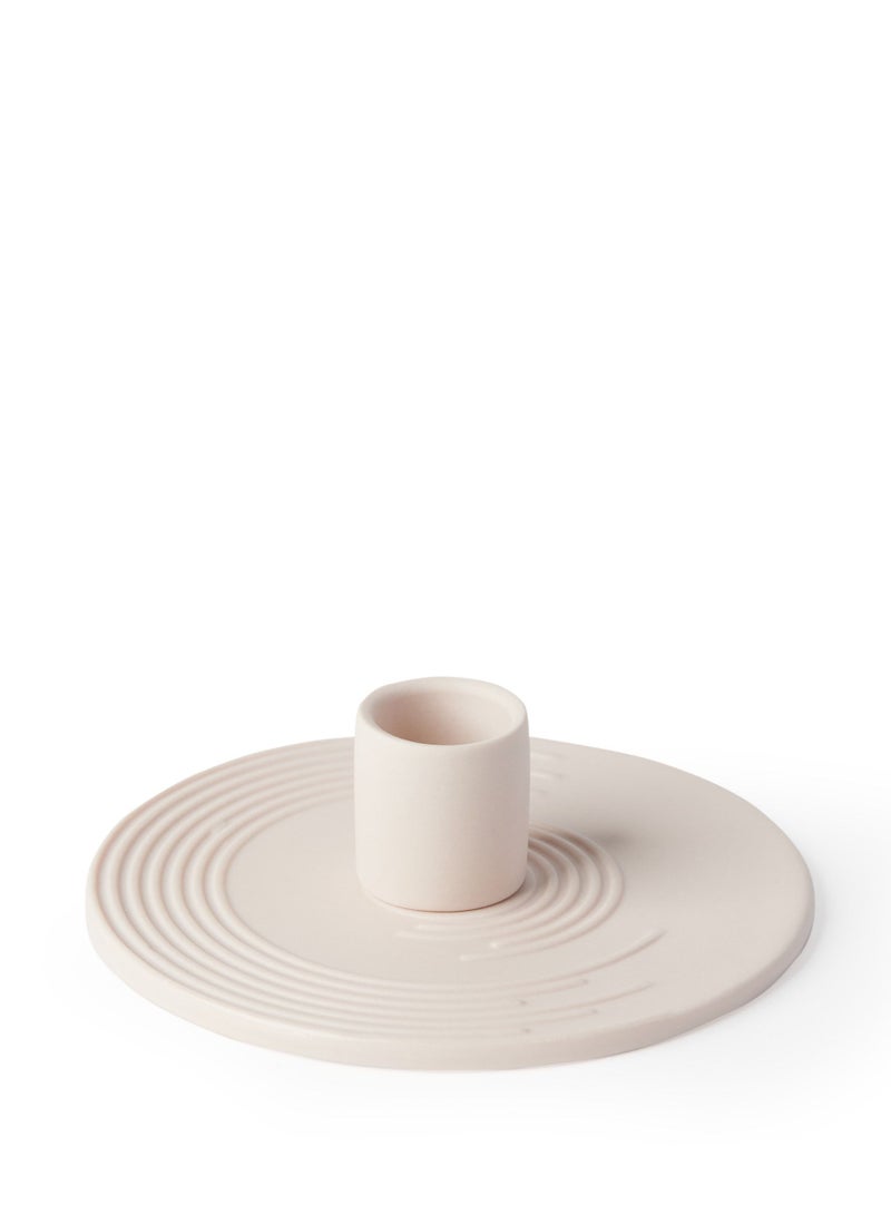 Prickly Pear Athena Pink Candlestick Holder - Decorative Home Accessory - Image 1