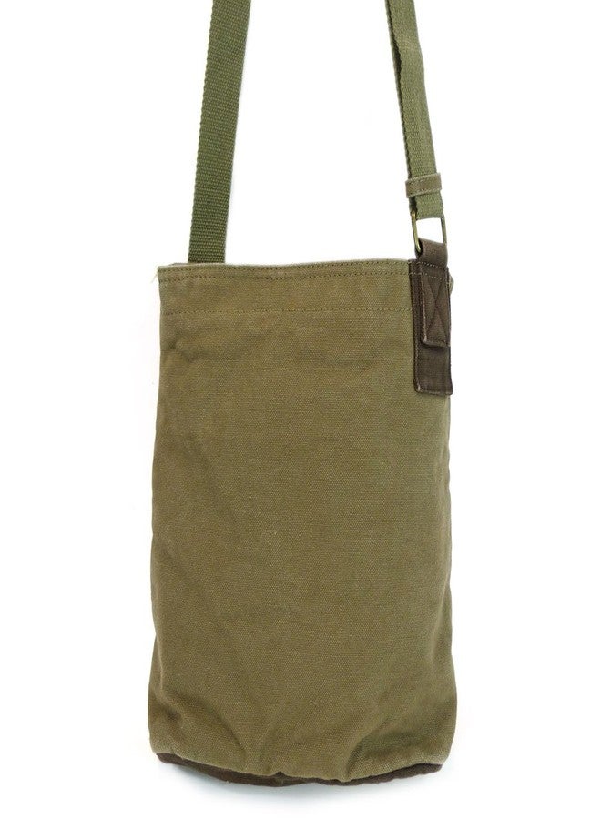 CHALA Canvas Patchwork Cross-body Messenger Bag with faux leather Animal Coin Purse (White Chichik Bird - Olive) - Image 5