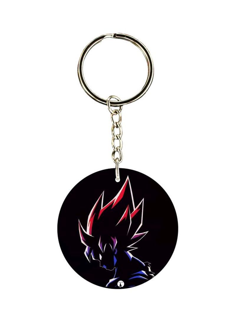 Anime Printed Double Sided Keychain
