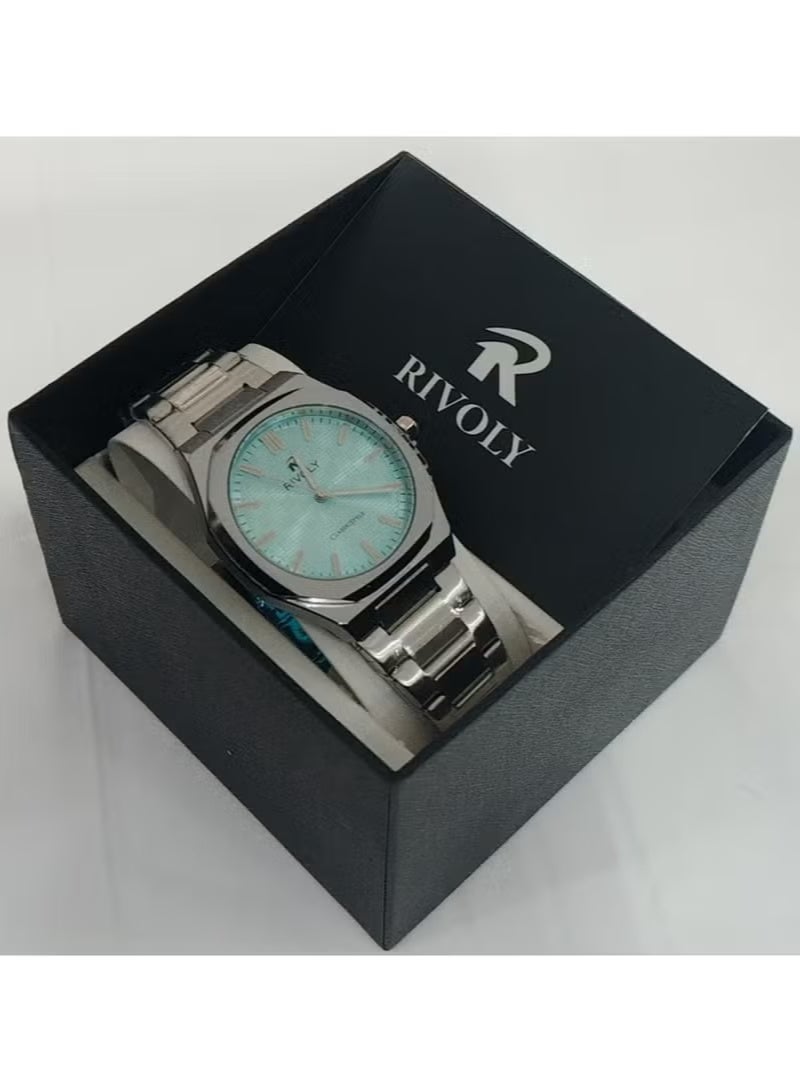 ريفولي ساعة ريفولي الرجالية، أناقة وجودة عالية، إصدار جديد، ستانلس ستيل