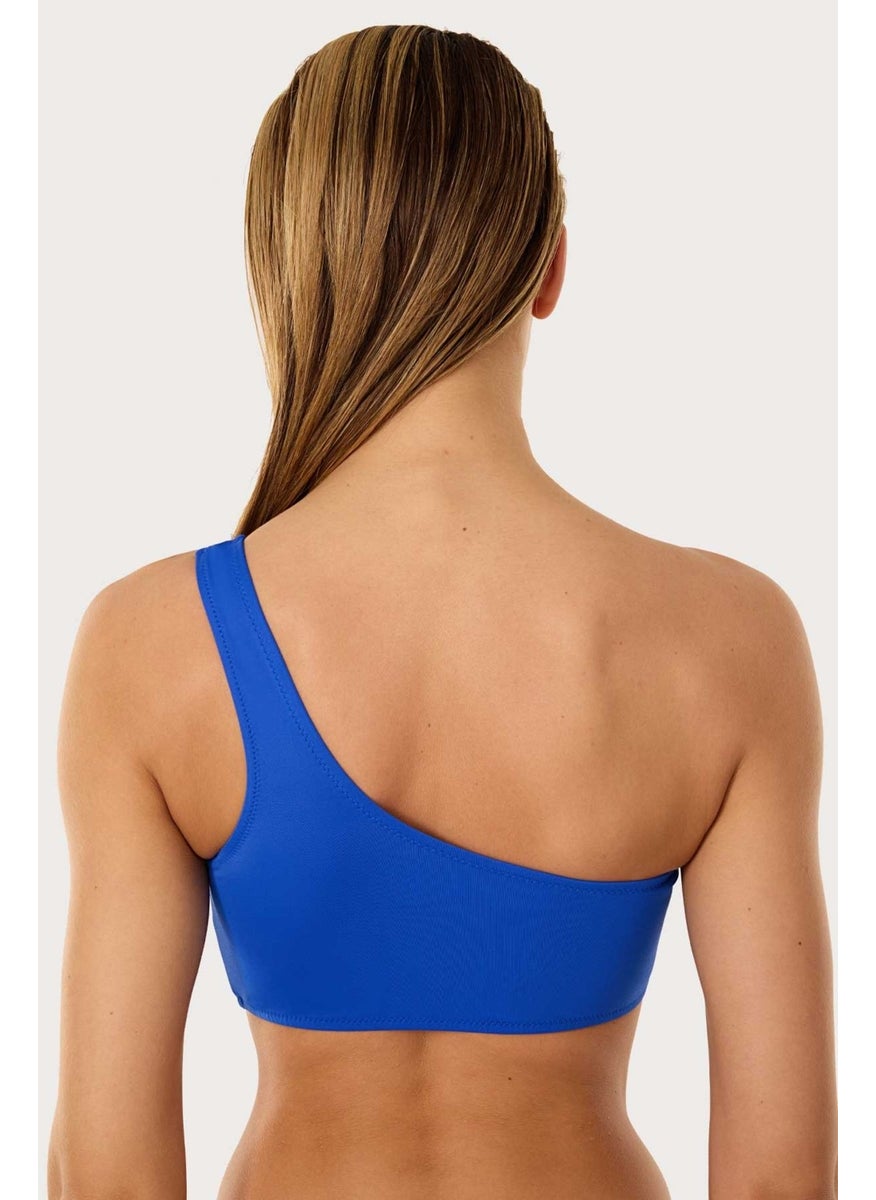 Ayyıldız 63566 One Shoulder Saxe Bikini Top  - Image 2