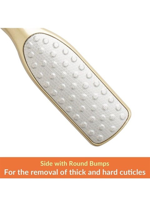 Dual Sided Foot Files Callus Remover (Gold)