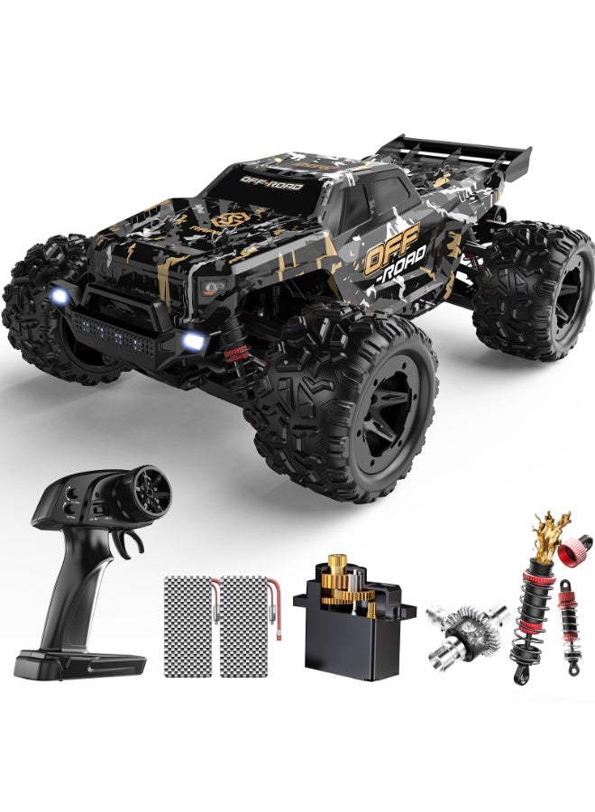 ديرك DEERC 9309E سيارة مونستر RC للدفع الرباعي 4WD، سرعة 40 كم/س، سيارة تحكم عن بُعد كهربائية للطرق الوعرة، مقاومة للماء، مع بطاريتين، مناسبة للأطفال والكبار - Image 1