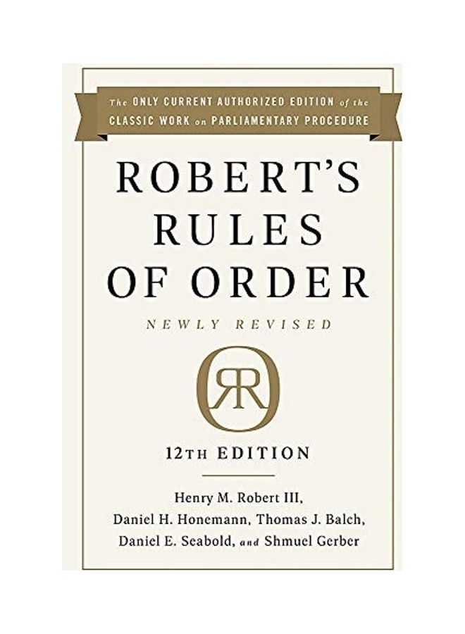 Robert's Rules Of Order - Image 1