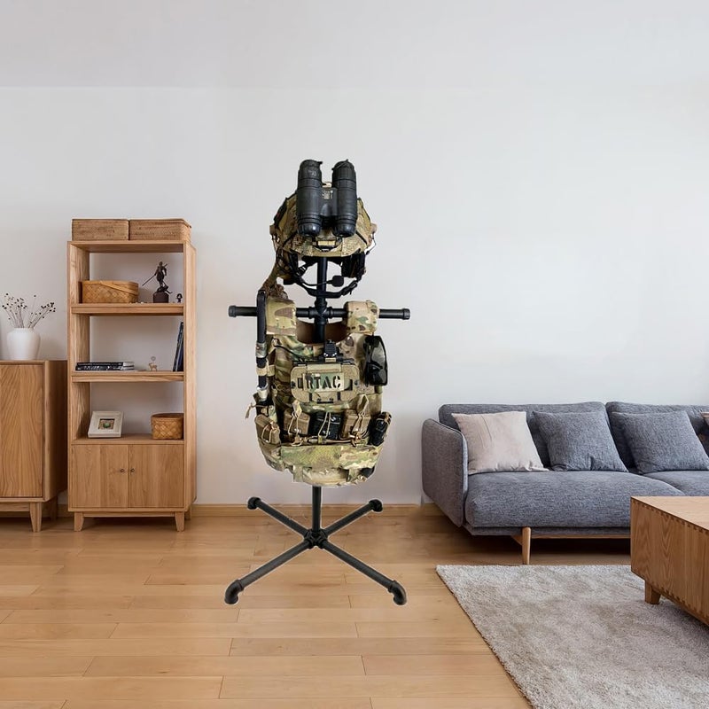WANLIAN body armor stand - Tactical Vest Hanger for Police and Duty Gear Rack - Securely Store and Display Your Tactical Vest - Image 2