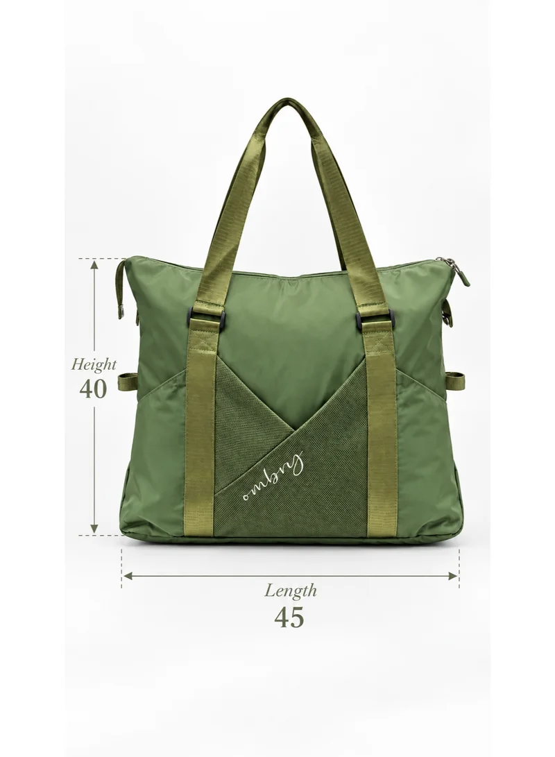 Waf Large Capacity Lightweight Tote Bag for Travel Gym Daily Use