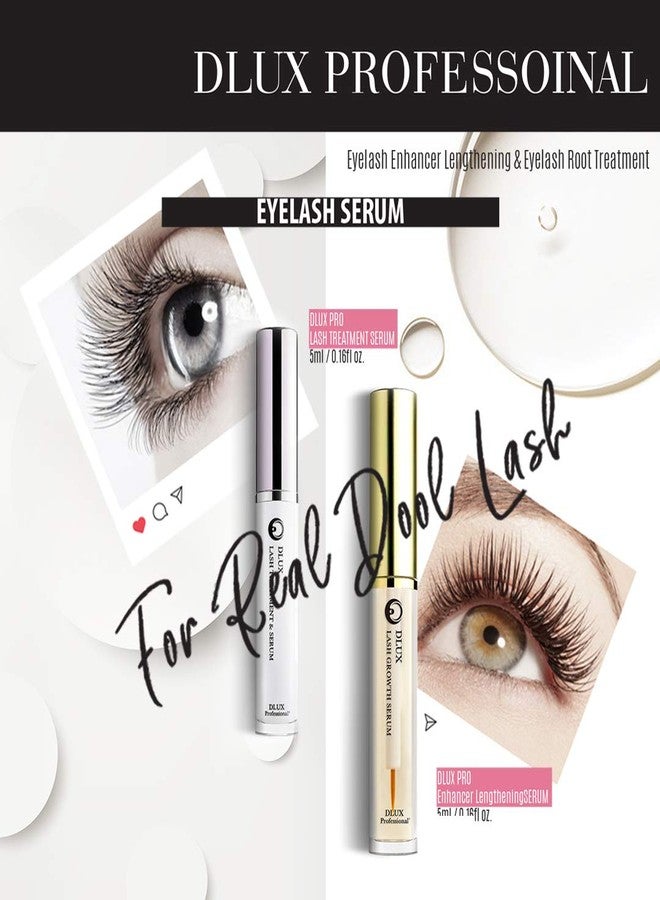 DLUX PROFESSIONAL Dlux Pro Eyelash Root Treatment Serum (5ml,0.16fl oz.)The Roots Rich aloe vera, panax ginseng, panthenol for Eyelashes, Eyebrows, Boost Serum for Lash Fuller,Thicker, Results in 1 month, Made in Korea - Image 3