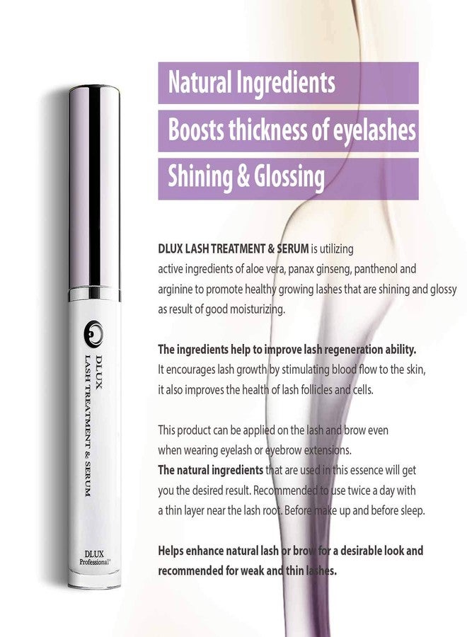 DLUX PROFESSIONAL Dlux Pro Eyelash Root Treatment Serum (5ml,0.16fl oz.)The Roots Rich aloe vera, panax ginseng, panthenol for Eyelashes, Eyebrows, Boost Serum for Lash Fuller,Thicker, Results in 1 month, Made in Korea - Image 4
