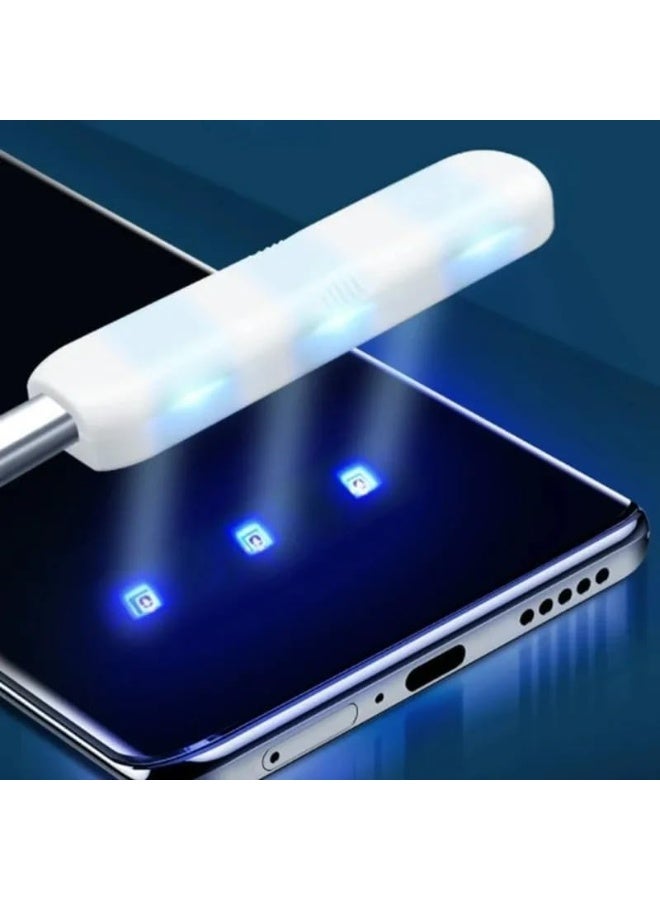Screen Protector Realme 10 Pro+ / Realme 10 Pro Plus [Liquid UV Tempered Glass] Full Screen adhesive [Sensitive Touch][Fingerprint Sensor Compatible] HD Transparent - Image 1