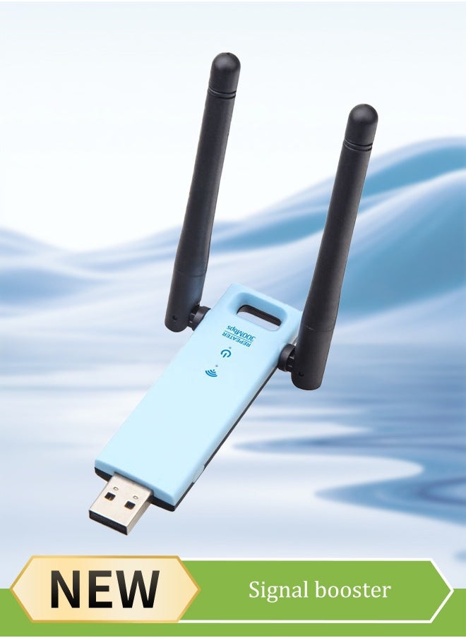 Generic USB Wireless Repeater，300Mbps Range Extender Repeater，WIFI Amplifier，Mini Compact Internet Booster for Home  - Image 1