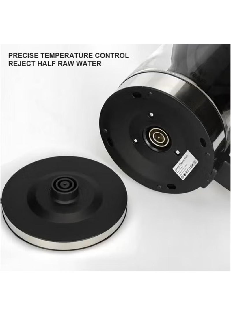 DENX 1500W 2-in-1 Double Pot Electric Kettle With Removable Tea Filter, Capacity 1.8L kettle & 1.0L Tea Pot, High-Speed Boilier Tea Maker, Multifunctional Hot Water Dispenser, Turbo boiling kettle, DX2015 - Image 4