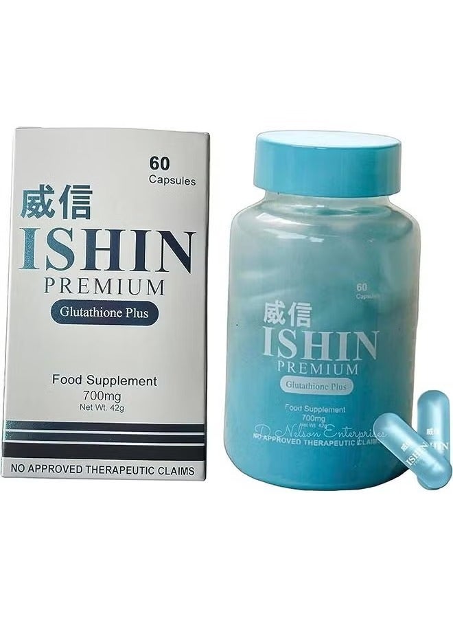 ishine Premium Glutathione Plus 60 Capsules