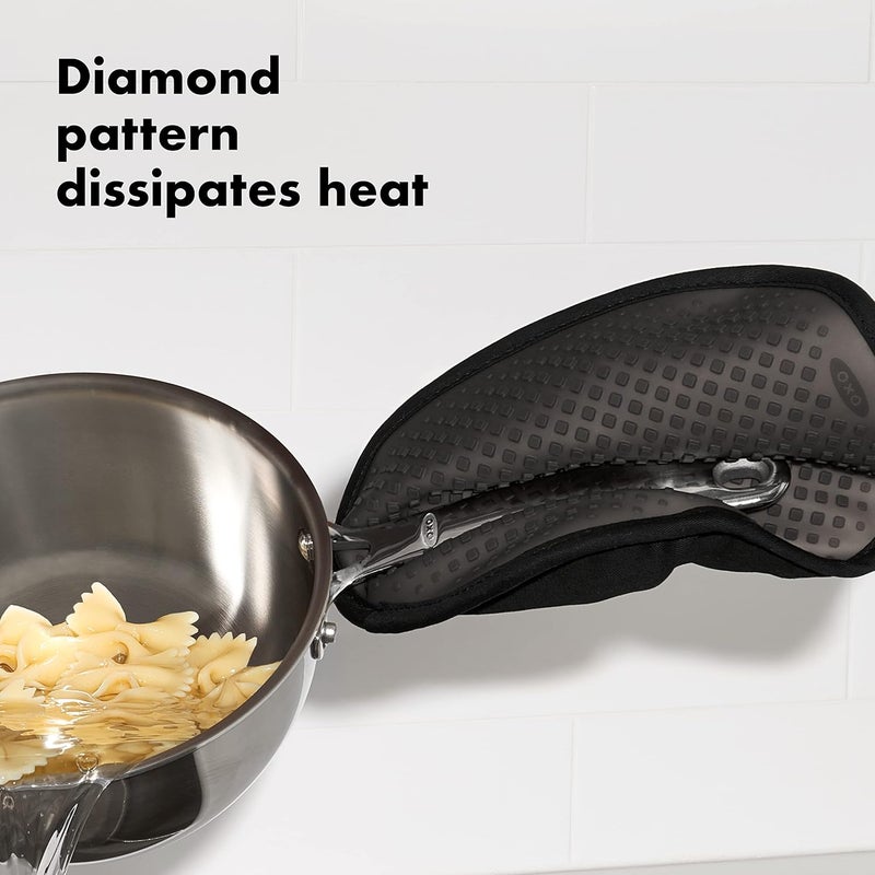 OXO OXO Good Grips Silicone Pot Holder  Black  - Image 3