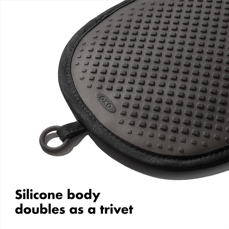 OXO OXO Good Grips Silicone Pot Holder  Black  - Image 5